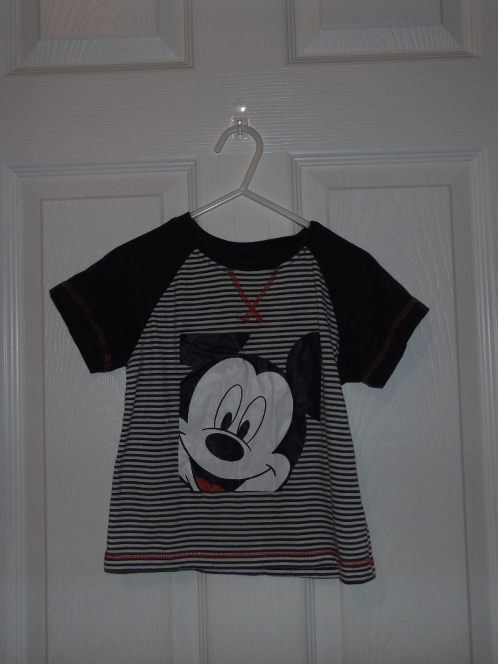 Disney Toddler Boys Mickey Mouse Striped Shirt 2T